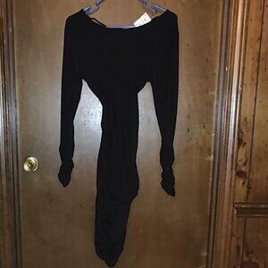 Fashion Nova black long sleeve dress nwt